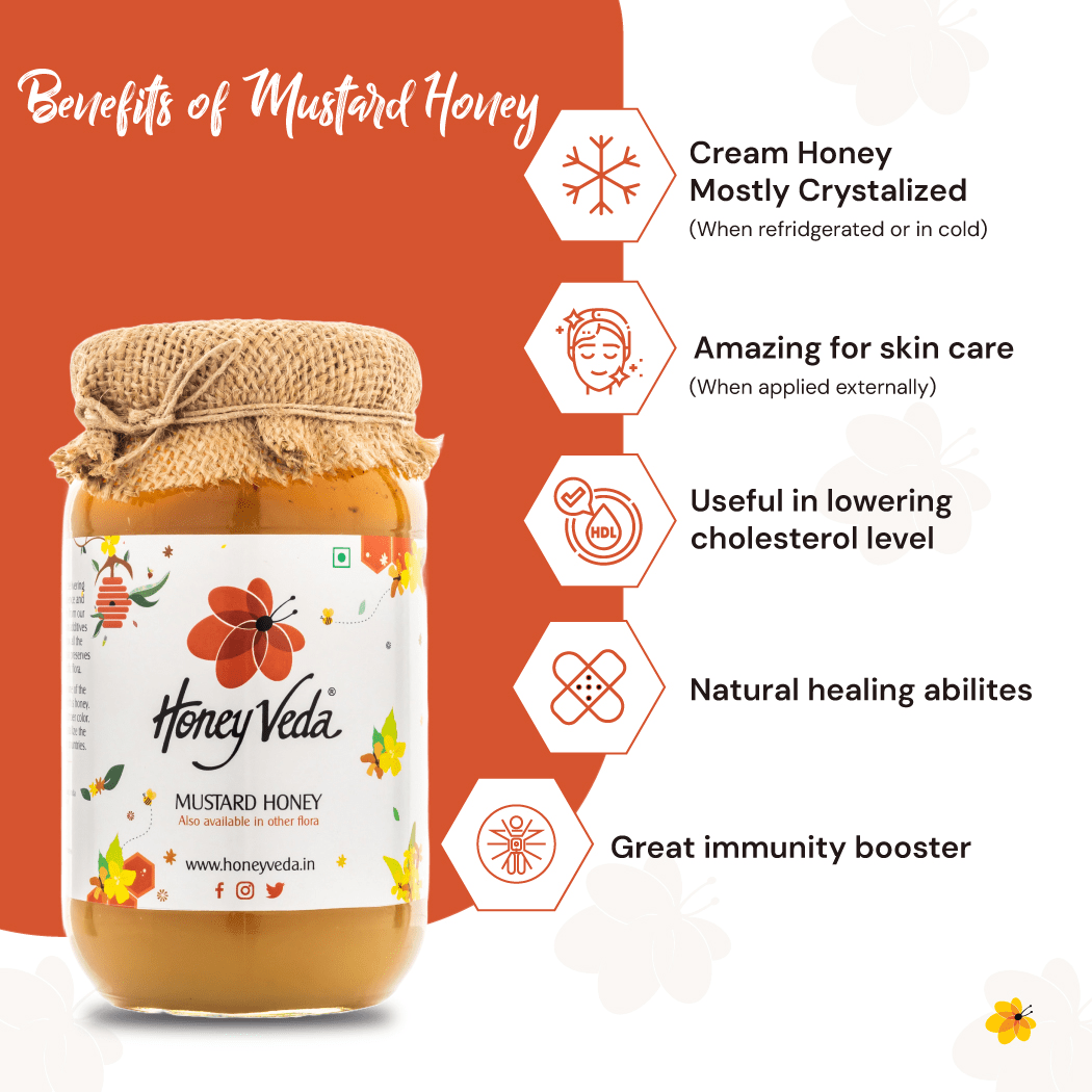 Mustard Farm Honey - HoneyVeda