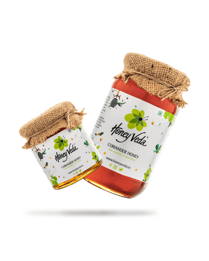 Coriander Raw Honey - HoneyVeda