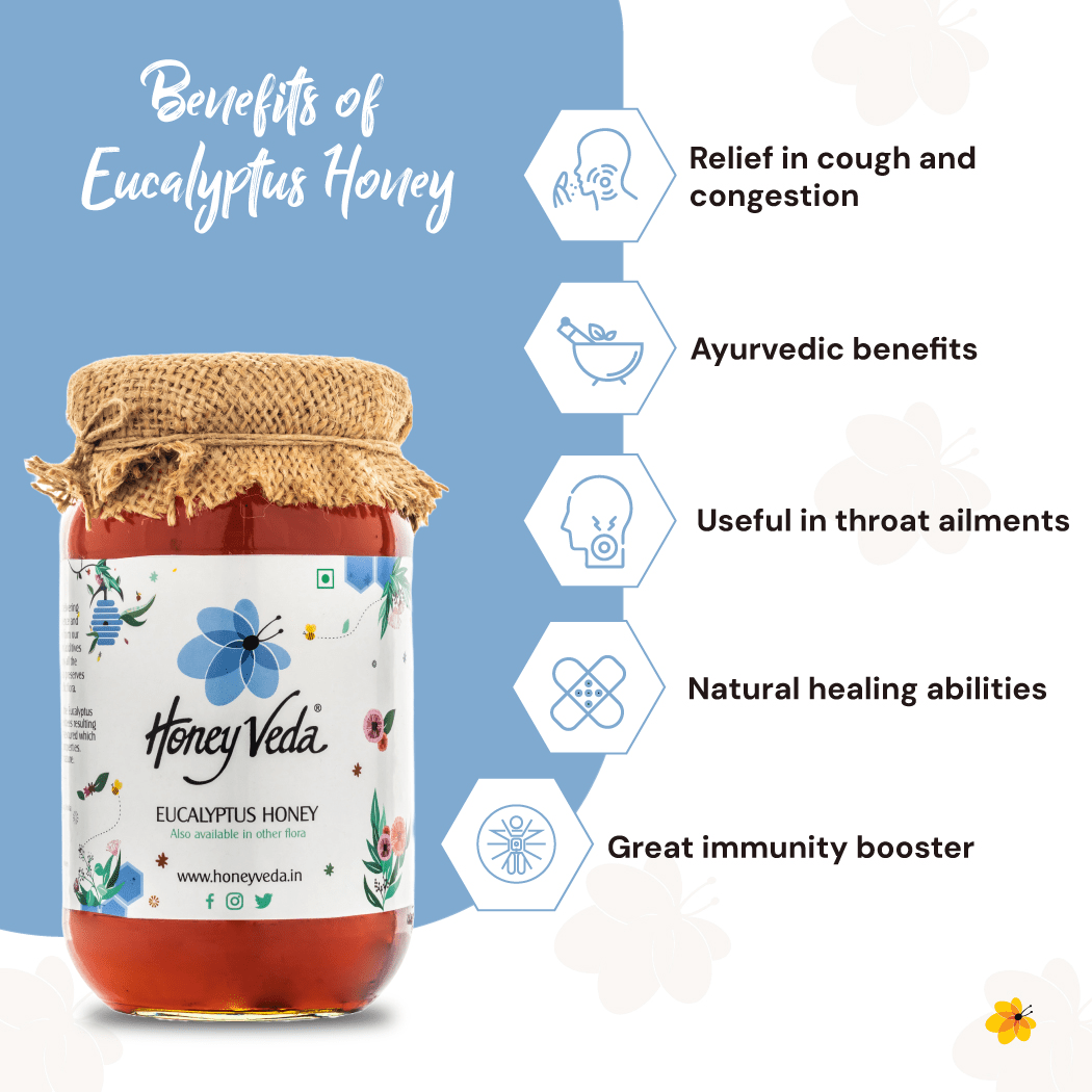 Eucalyptus Honey - HoneyVeda