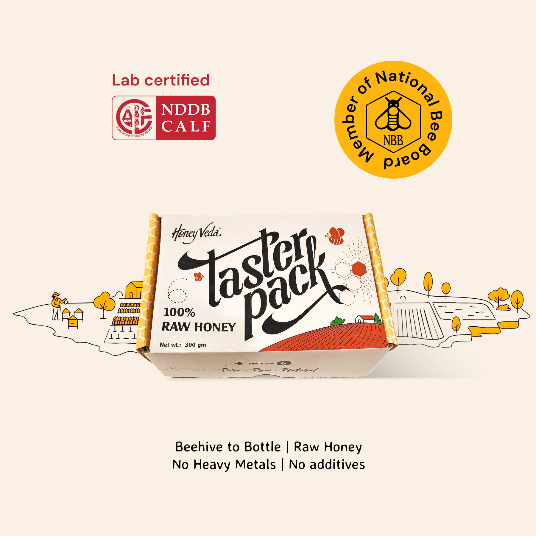 HoneyVeda Taster Box - HoneyVeda