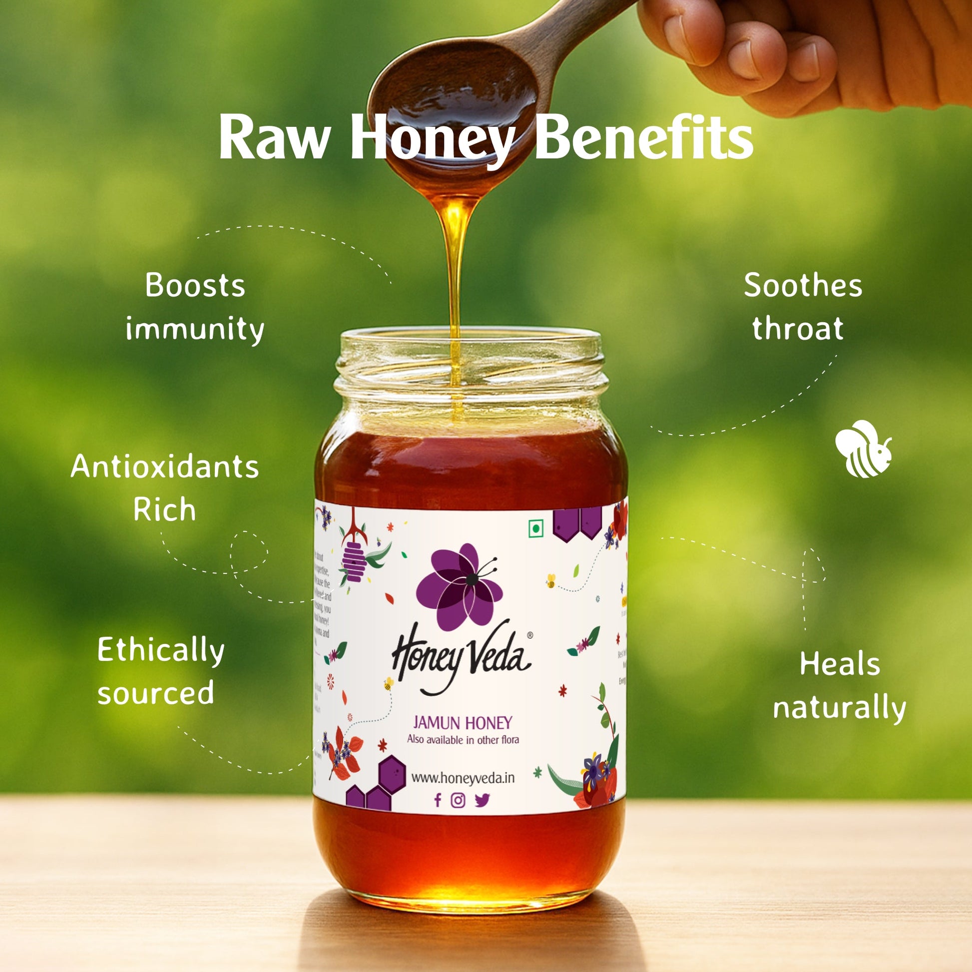 Jamun Honey - HoneyVeda